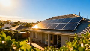 5kW solar system on a South African rooftop.