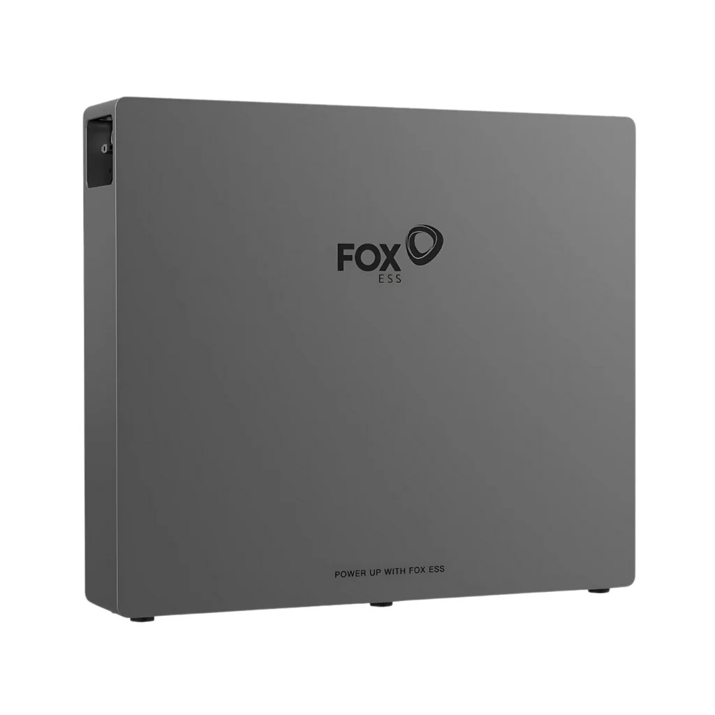 Fox ESS EP10 10.4kWh High-Voltage LFP Battery, scalable to 41.6kWh with IP65 rating for indoor/outdoor installation.