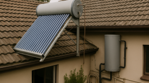 A real-world photograph of a scene related to solar water heater.