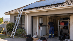 A real-world photograph of a scene related to lease to own solar.